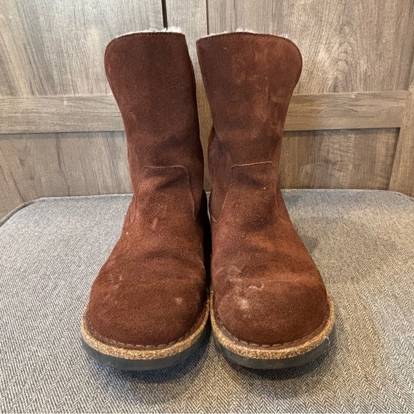 Birkenstock Brown Suede Women's Boots - Picture 5 of 13
